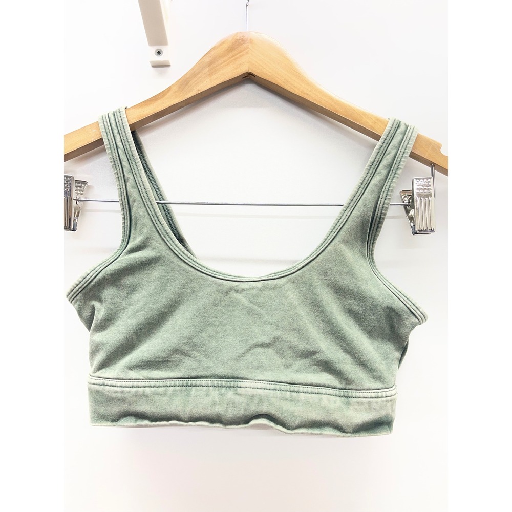 OFFLINE by Aerie OG Recharge Sports Bra Sage Green XS Light Support Bralette